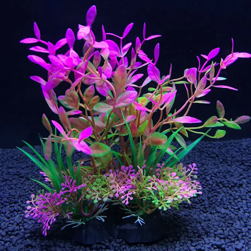 Live Plant Aquarium - Aquarium ประดิษฐ์ตกแต่งพืชจําลองน้ําวัชพืชเครื่องประดับถังปลาพืชน้ําวัชพืช Aquarium หญ้าตกแต่ง 14 ซม