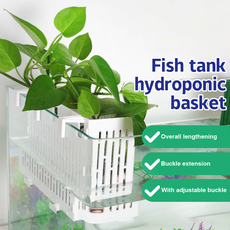 Aquarium Plant Holder - 【F】กระถางแขวนตู้ปลา ที่วางต้นไม้น้ำ ตะกร้าปลูกพืชน้ำทนความร้อน ตะกร้าสำหรับปลูกพืชน้ำใต้น้ำในตู้ปลา