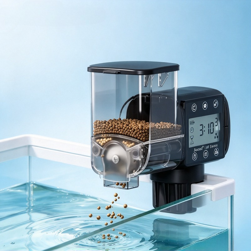 Aquarium Fertilizer - เครื่องให้อาหารปลาอัตโนมัติอัจฉริยะ ตั้งเวลาด้วยระบบดิจิทัล อุปกรณ์จ่ายอาหารปลาที่เชื่อถือได้ สำหรับการเลี้ยงปลาในตู้ปลา