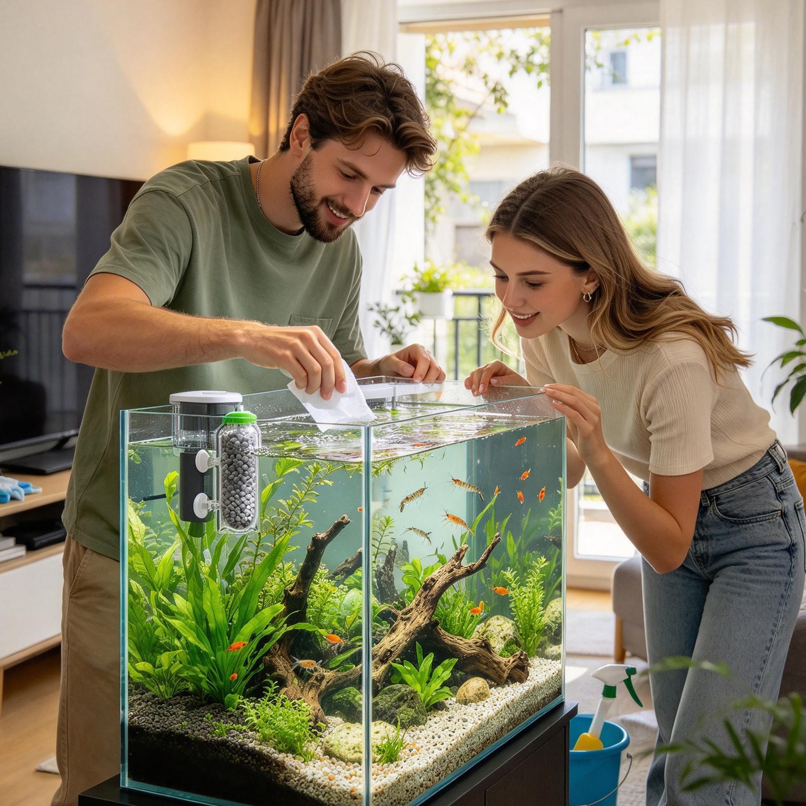 เครื่องกระจายออกซิเจนสำหรับตู้ - Aquarium Planted Tank Filter บทวิจารณ์และราคา