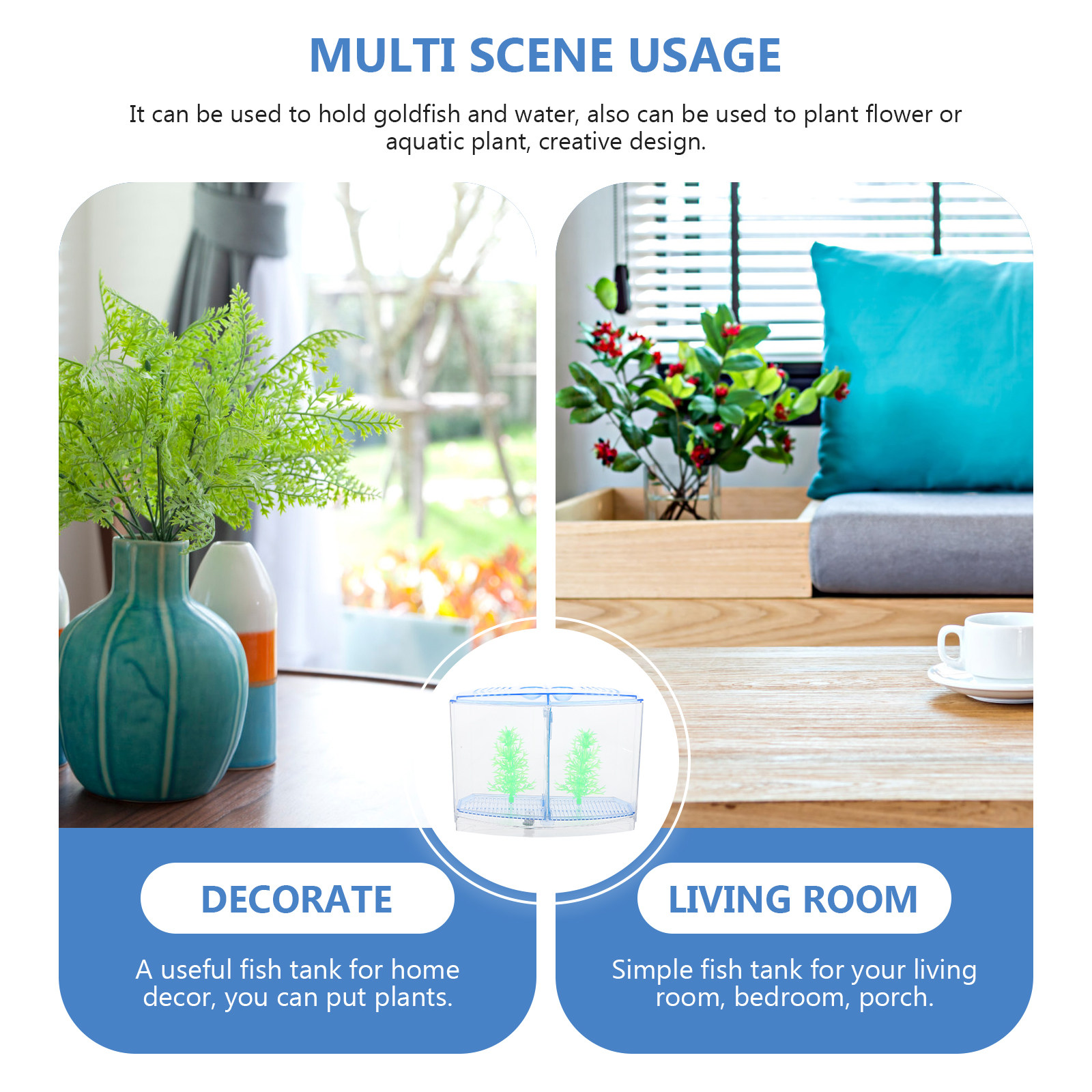 1 ชุด ตู้ปลาอะคริลิกใสขนาดกะทั - Aquarium Plants Live บทวิจารณ์และราคา
