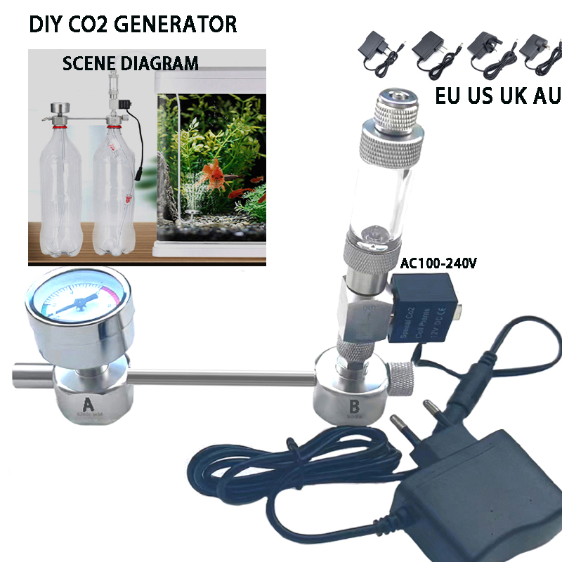 ชุดระบบเครื่องกำเนิด CO2 สำหรั - Aquarium Liquid Carbon บทวิจารณ์และราคา
