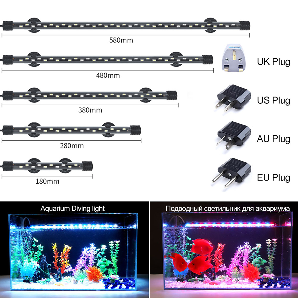 90-260V Aquarium LIGHT LED กัน - Aquarium Plant Light บทวิจารณ์และราคา