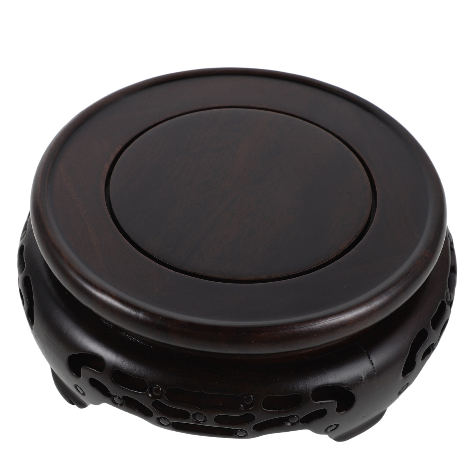 แท่นวางแจกันไม้ทรงกลม ฐานวางแจ - Aquarium Plant Holder บทวิจารณ์และราคา