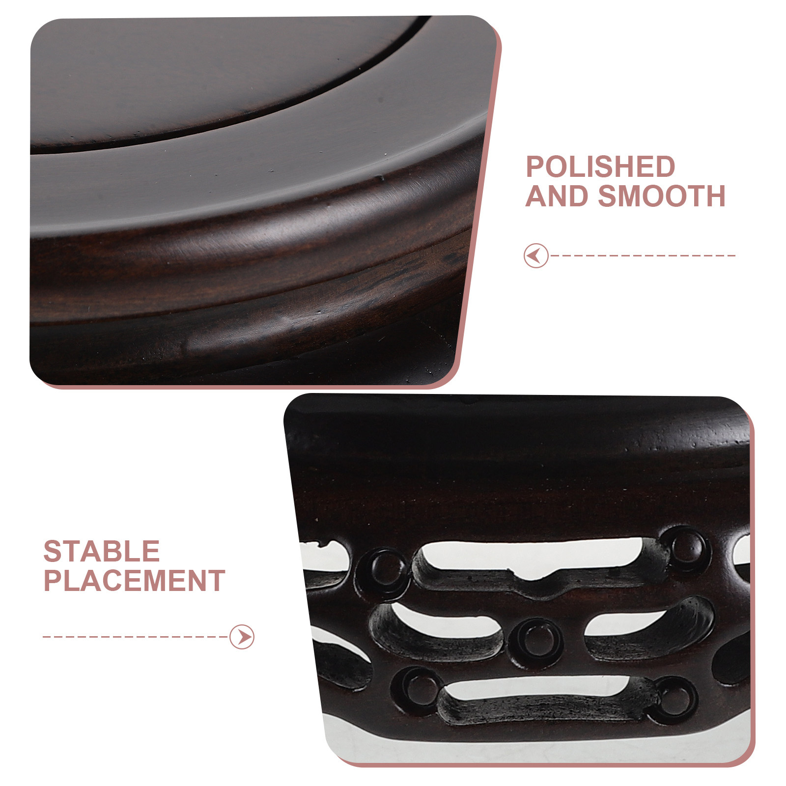แท่นวางแจกันไม้ทรงกลม ฐานวางแจ - Aquarium Plant Holder บทวิจารณ์และราคา