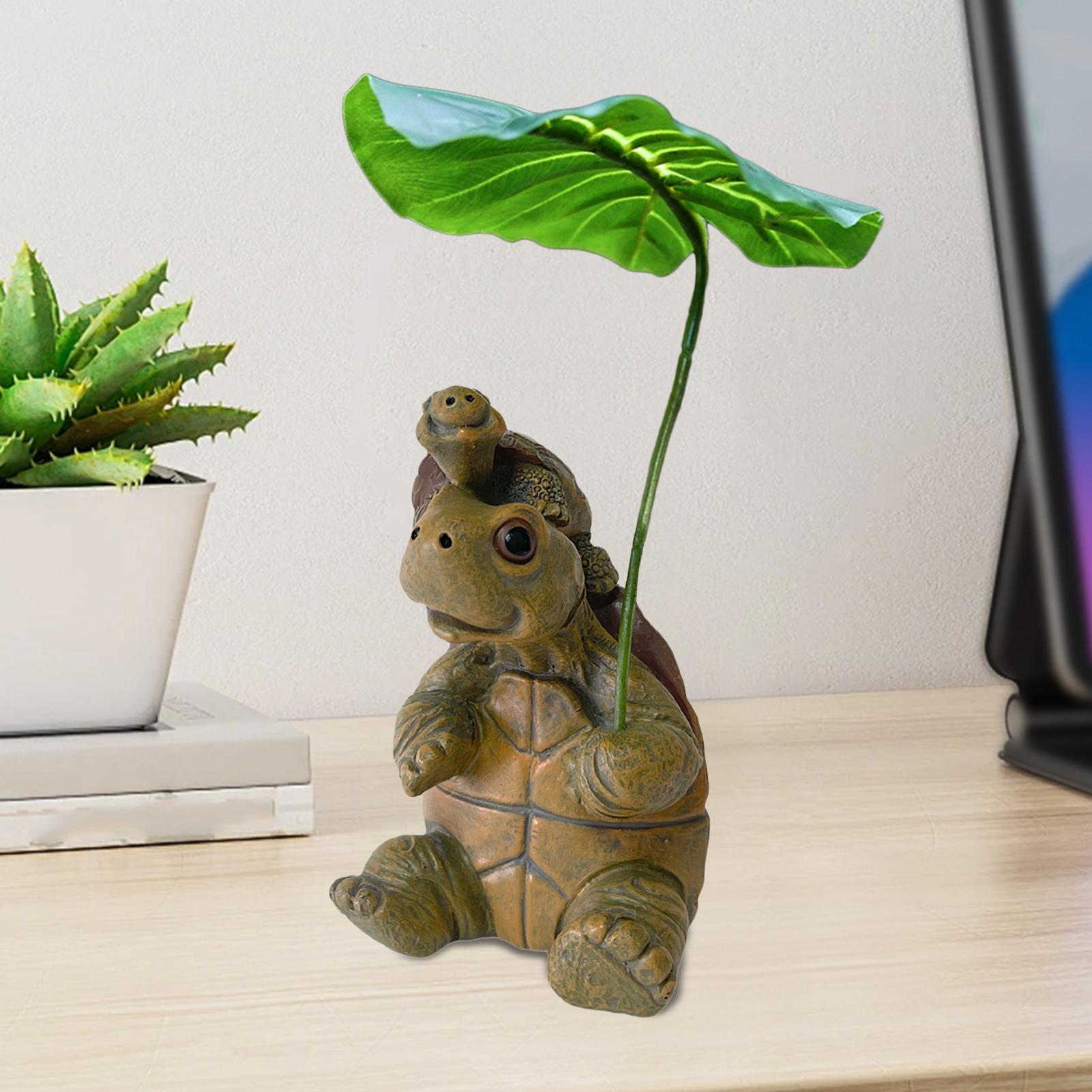 ตุ๊กตาเต่าตกแต่งตู้ปลา รูปปั้น - Plant Aquarium Pot บทวิจารณ์และราคา