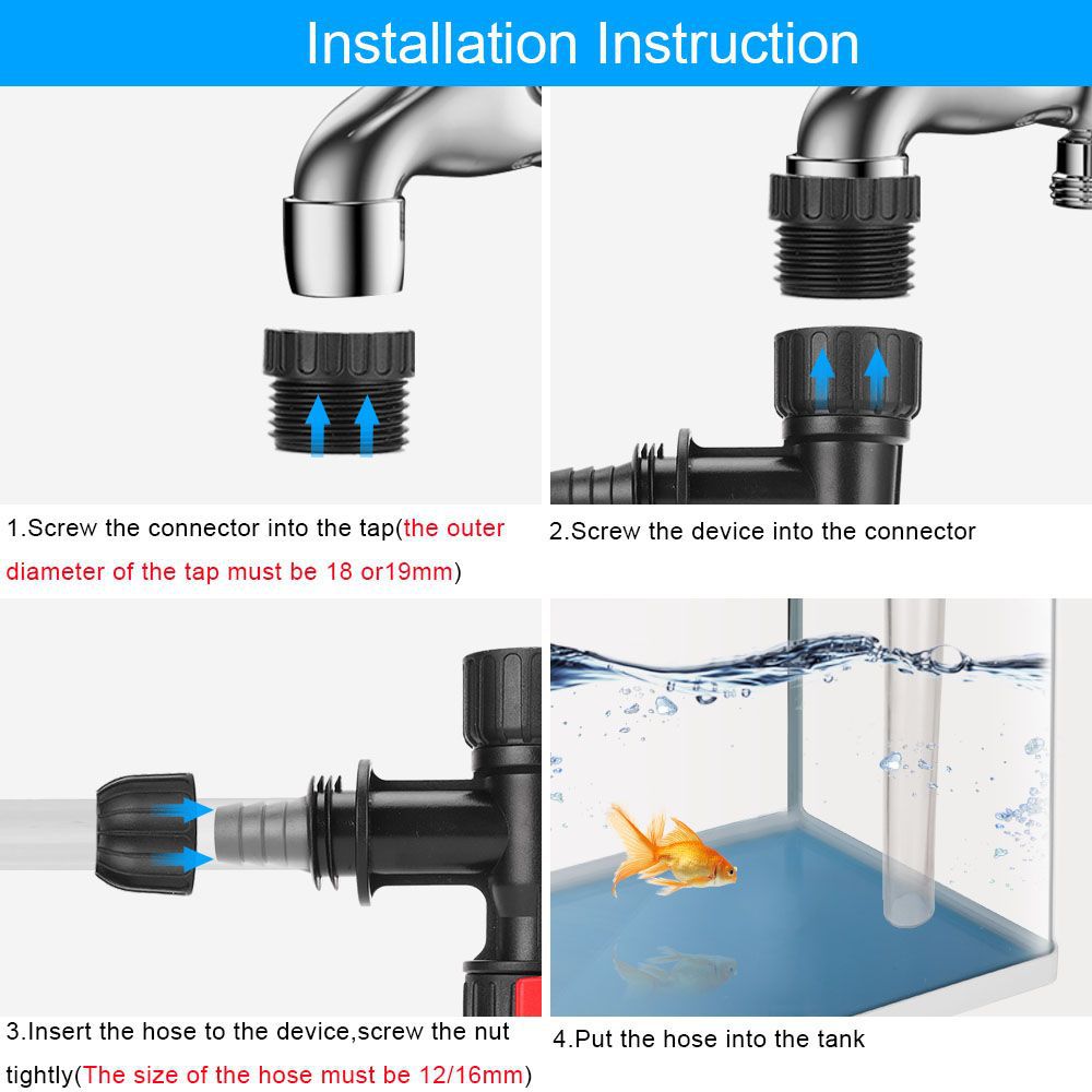 เครื่องเปลี่ยนน้ำตู้ปลา ปั๊มเป - Planted Aquarium Cleaning บทวิจารณ์และราคา
